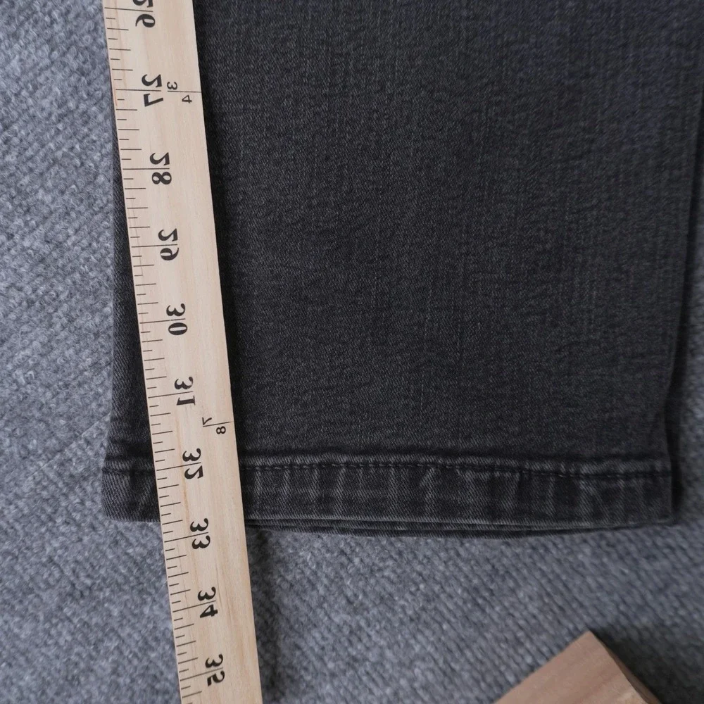 Levi's 514‎ Straight Fit Jeans Mens 36x36 Black Faded Denim Pants